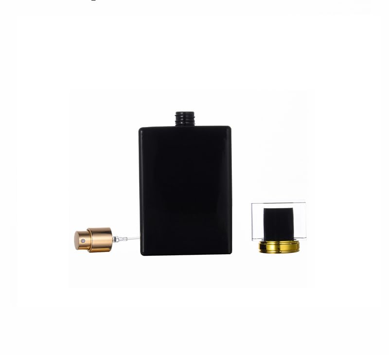 YORROR 2 Pcs 50ml Clear Glass Perfume Atomizer Spray Bottles Refillable