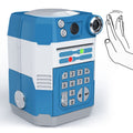 Wantfly Kids Electronic Piggy Bank Wave Activation Password Infrared Blue