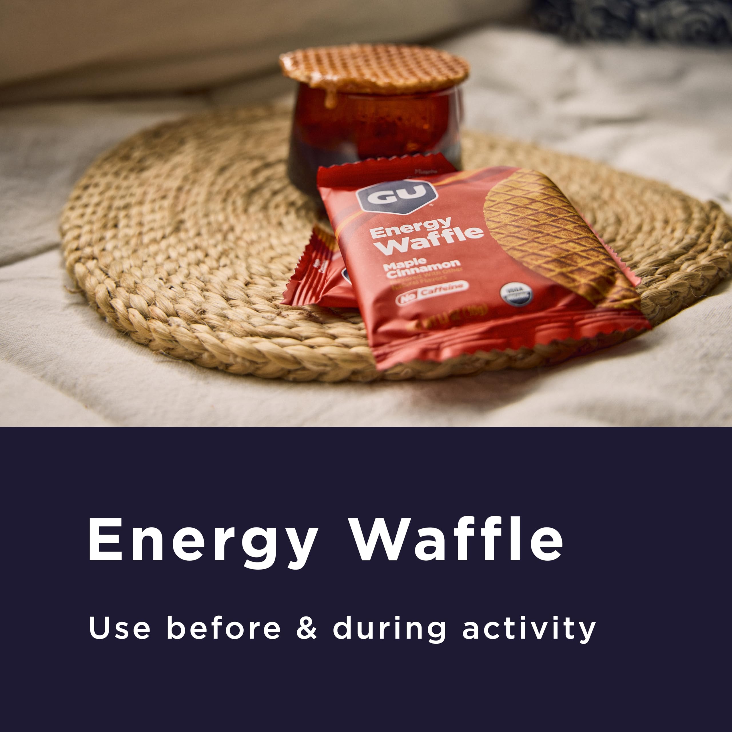 BestBy01/26 GU Energy Stroopwafel Caramel Coffee Sports Nutrition Waffle 16ct