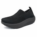 Umerigo Womens Slip On Tennis Shoes Breathable Mesh Black Size EU 40 USA W8.5