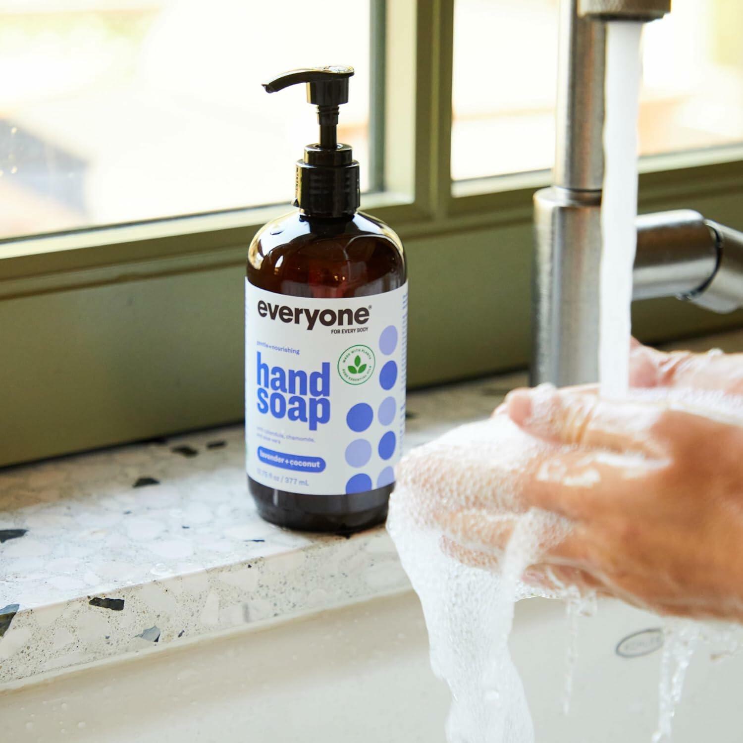 Everyone Liquid Hand Soap Lavender Coconut Plant-Based Cleanser 12.75oz New