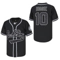 ACAIL Biggie Bad Boy Movie Baseball Jersey Stitched Black Size M