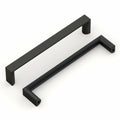 homdiy 10Pack 6-1/4in Matte Black Cabinet Handles 160mm Hole Centers