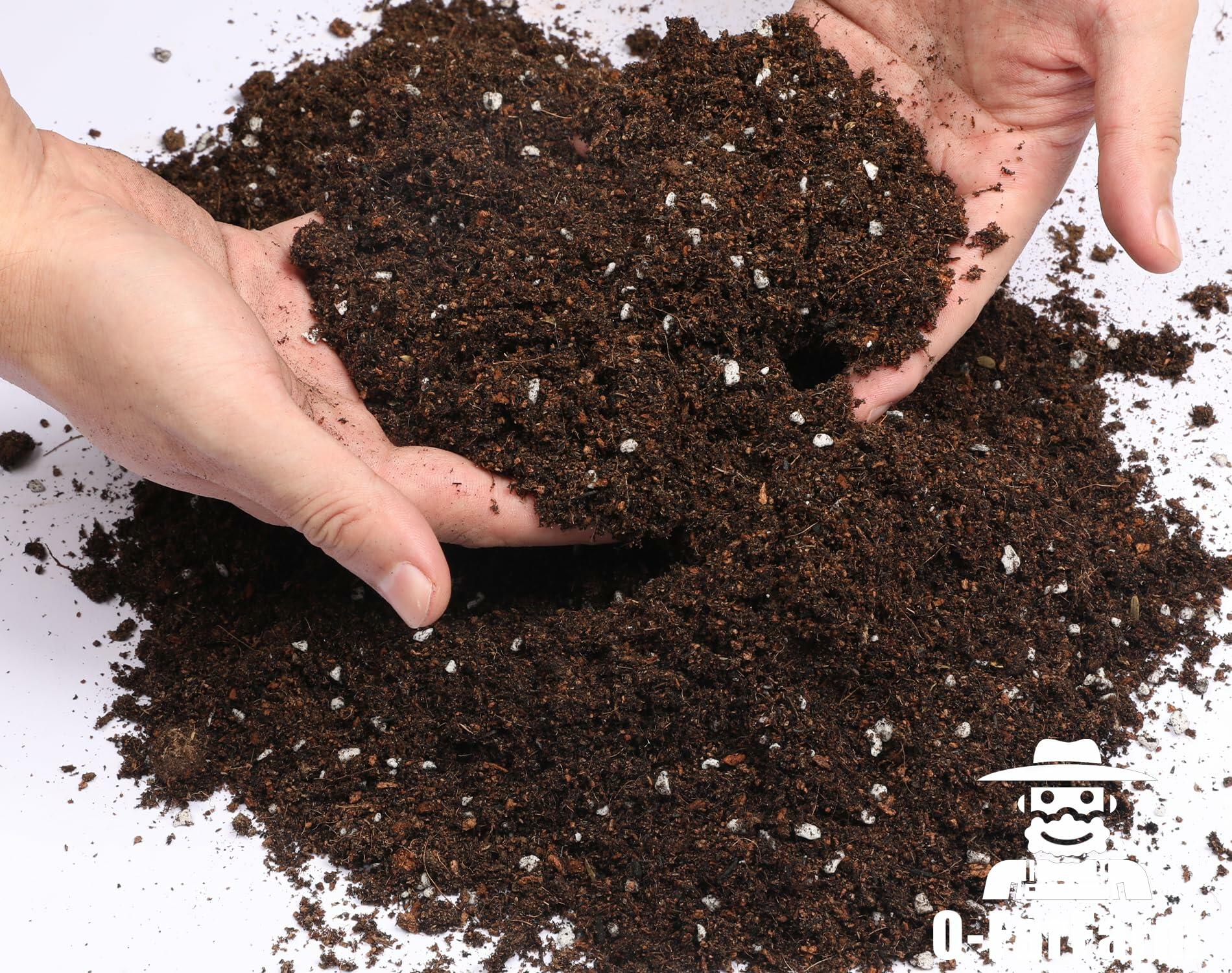 O-FarFarm Organic Potting Soil Mix 2qt Vegetable & Indoor Plants Soil