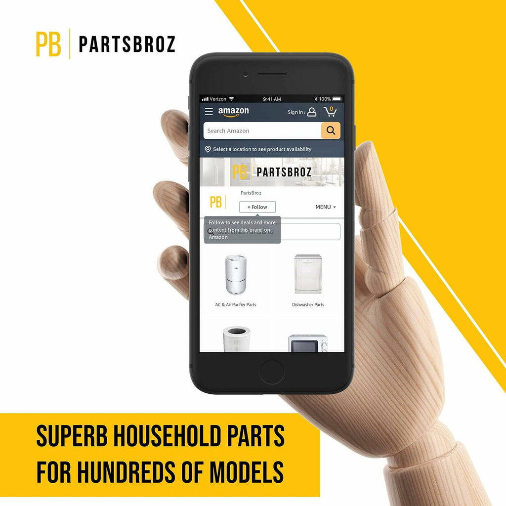 PartsBroz K070763 Micro-V Serpentine Drive Belt Compatible with Gates Black