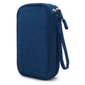 eYistar Diabetic Supplies Travel Case Organizer Blue for Test Strips Lancets