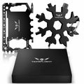 TF TAKEFLIGHT Tactical EDC Credit Card Multitool Set Black Screwdriver