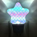 Caifujiqi Night Light Plug-in Dusk to Dawn Sensor White LED Energy Efficient