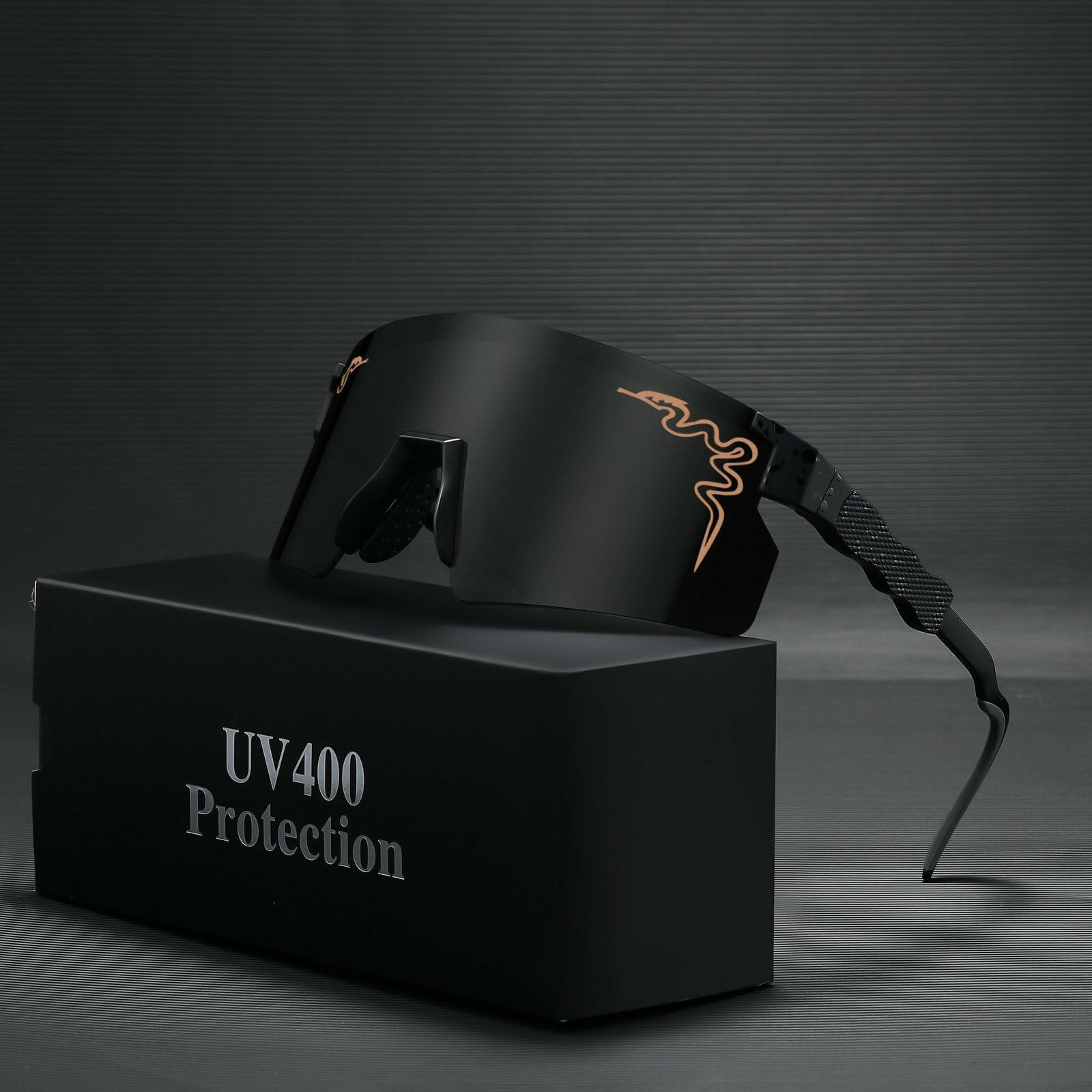 saylicory UV400 Cycling Sunglasses Men Women Adults Youth Two Sizes KY11
