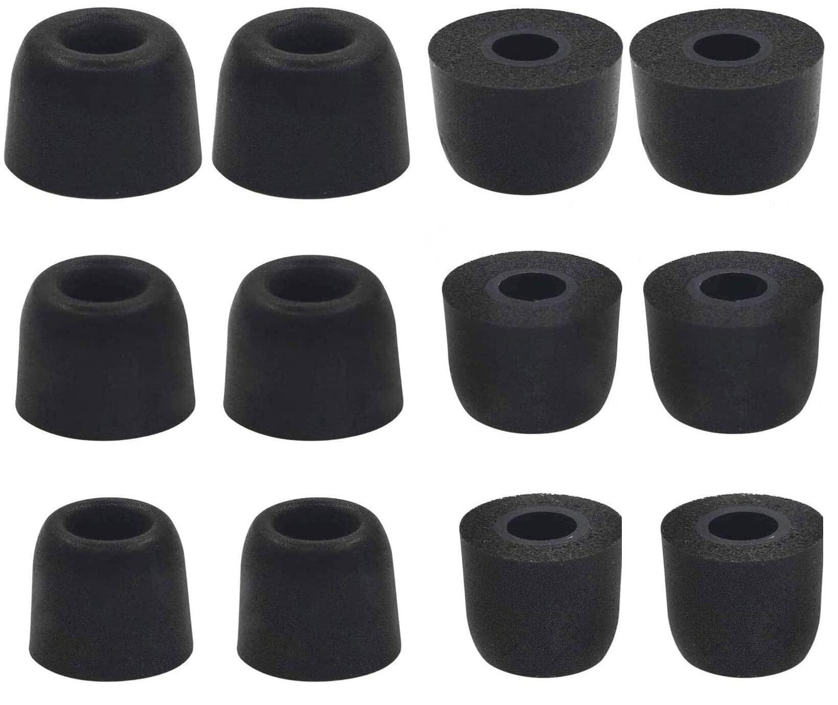 BLLQ Memory Foam Earbud Tips Replacement Eartips for Sony S M L 6 Pairs