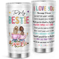 Pawzity Friendship Gift for Women Best Friend BFF 20oz Stainless Steel Tumbler
