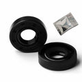 Yethuanru TC 14x26x7mm Brown Double Lip Oil Seal 2PCS Nitrile Rubber Spring